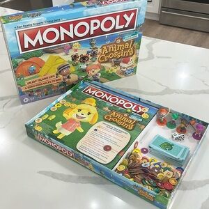 Monopoly Animal Crossing New Horizons Edition Board Game Complete! Hasbro Gaming